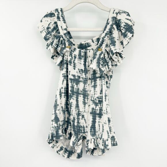 Kate Quinn The‎ Woods Girls Toddler Boho Ruffled Sleeve Tie Dye Romper 18-24M - Picture 6 of 6
